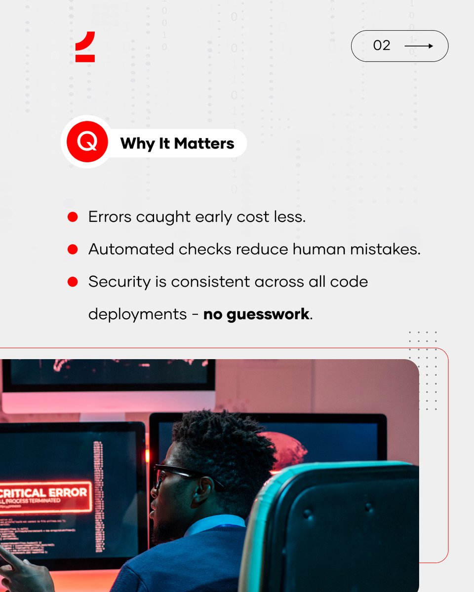 2amtech's tweet image. 🔐Security shouldn’t be an afterthought.
🔴Security as Code (SaC) bakes protection into your software from day one, catching risks early and saving you from headaches down the line. Swipe to see what it is and how it works in real life.