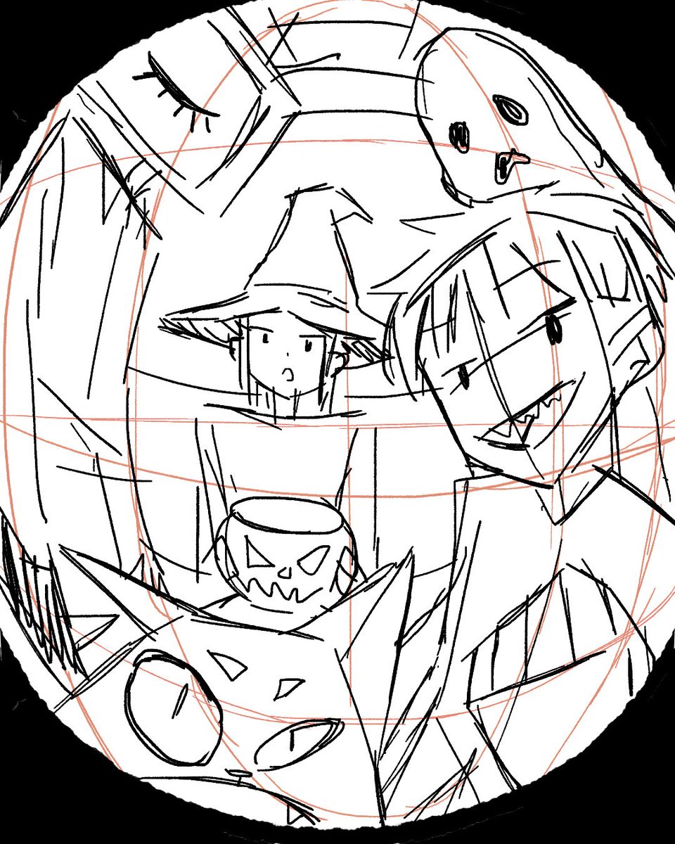 GM friends!!
Spooky season sketch in progress 👻
Have a great week friends!!