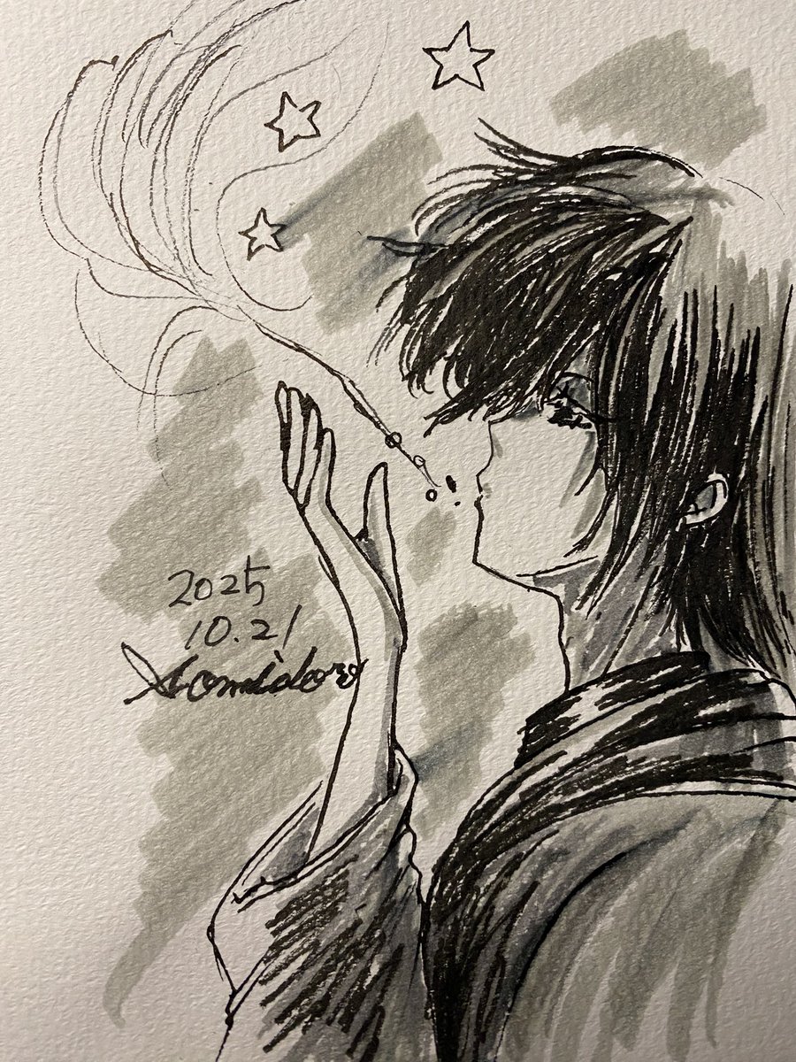 #inktober #kuretake_inktober2025
#インクトーバー2025
Day 21.