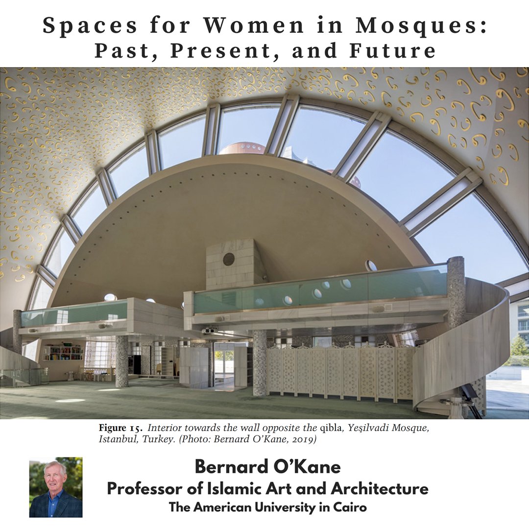 Article/Makale:Spaces for Women in Mosques: Past, Present and Future/Camilerde Kadınlar için Mekanlar: Geçmiş, Şimdi ve Gelecek 

Author/Yazar: Bernard O'Kane 

euppublishing.com/doi/10.3366/ji…

#moderncamiler #modernmosques #adnankazmaoglu #architecture #mimarlık #modernarchitecture