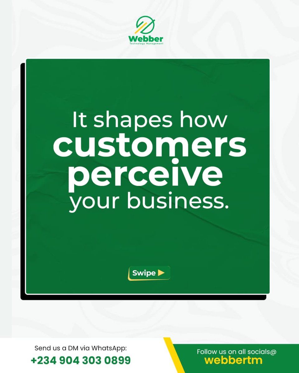 theWebberTM's tweet image. Your homepage isnโt just a landing page โ itโs your first impression.
In under 5 seconds, a visitor will decide:
โขDo I trust this brand?
โขIs this business professional?
โขIs it worth my time?
At Webber TM, we design websites that build trust and communicate value.