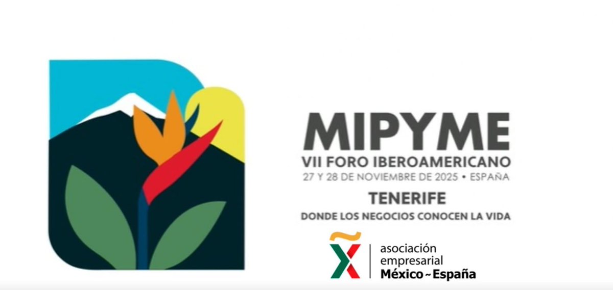 🌍 AEMEES estará presente en el VII Foro Iberoamericano de la MIPYME en Tenerife 🇪🇸
Nuestra presidenta, <a href="/angela_demiguel/">Angela de Miguel</a> , participará como ponente.
#AEMEES #MIPYME2025