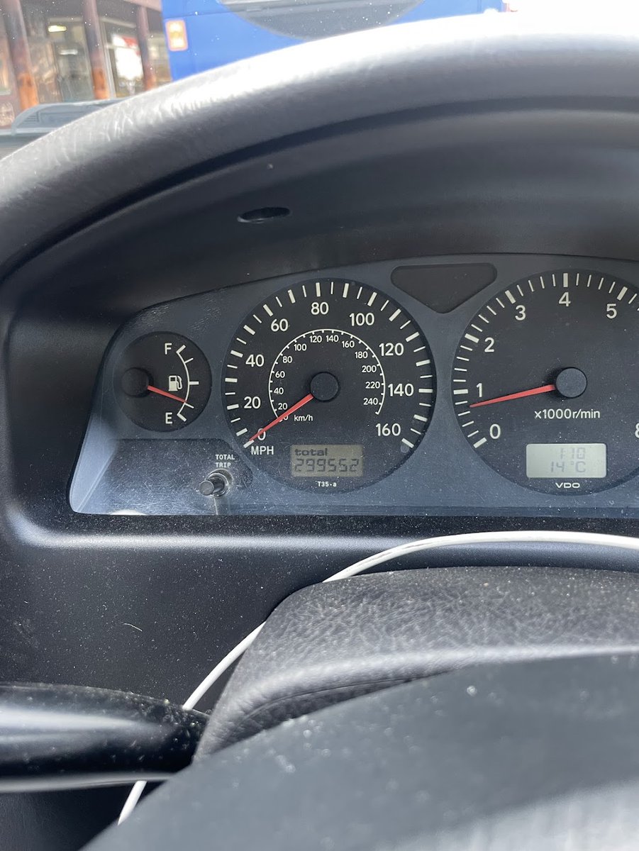 Getting ready for you @Toyotauk - can you get ready with my next sticker please?  #HighMileClub