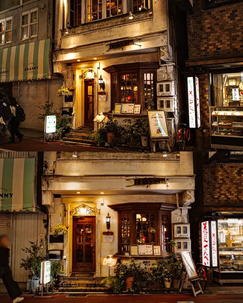 zukky71046326's tweet image. 絵になる佇まいの喫茶店