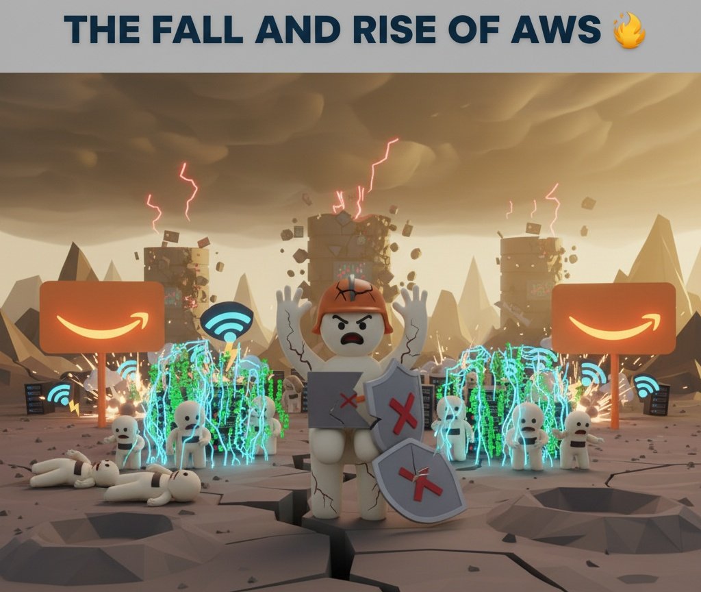 VictorIdowu16's tweet image. Sites like Reddit & Venmo crashed because they lean on AWS. Lesson #1: Databases are the backbone of apps, but if their DNS (like a phonebook for servers) fails, everything stalls. Ever set up a database locally yet? How’s it going? #Databases #AWS