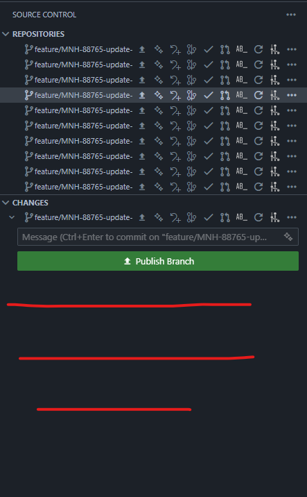 If there's any VS <a href="/code/">Visual Studio Code</a> gurus out there that could help me I'd be super happy.

When opening a folder with multiple repos it used to show me the changes for all repos under changes (separated by repo) but at some point yesterday this changed and I urgently need it back 🥲