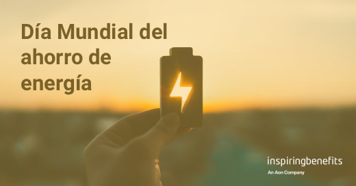 💡🌍Hoy celebramos el Día Mundial del Ahorro de Energía.

Desde <a href="/InspBenefits/">Inspiring Benefits</a> creemos que el bienestar de las personas también pasa por construir organizaciones responsables y comprometidas con la eficiencia energética. 

#AhorroDeEnergía #Sostenibilidad #InspiringBenefits