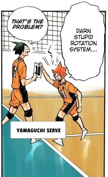 this is the best moment for yamaguchi when he enters the field