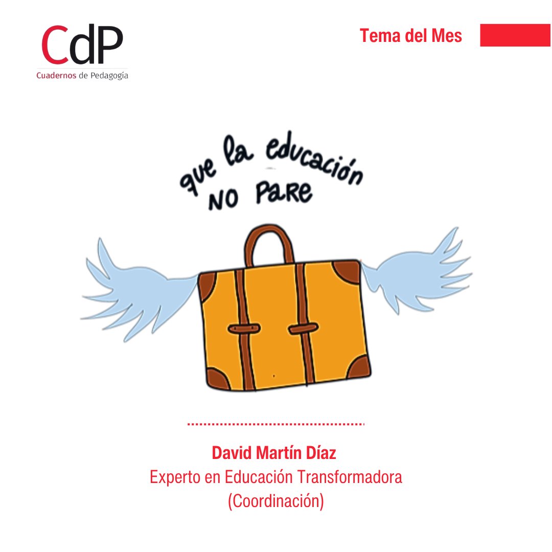 En el presente monográfico hablamos de "Educación en situaciones de emergencia". La que se pone en marcha cuando se necesita proporcionar oportunidades de aprendizaje en momentos de crisis. Por David Martín shorturl.at/wwcGd