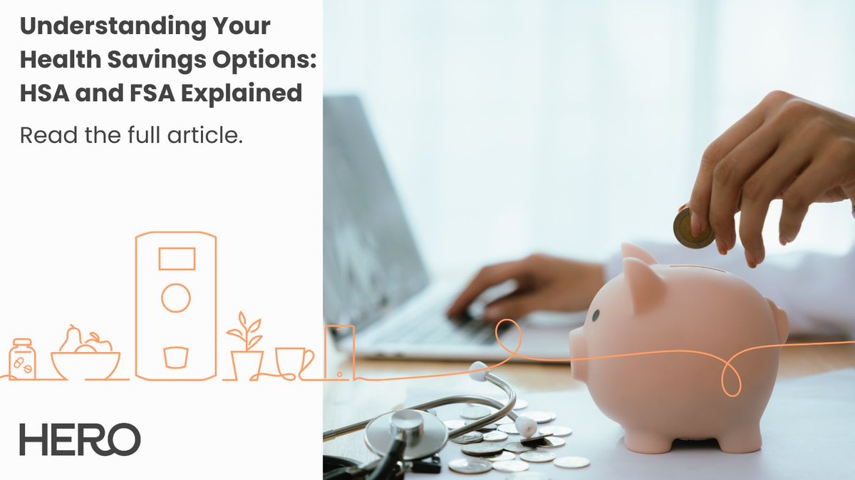 Confused about HSAs and FSAs? You’re not alone.

We break down the difference and how to make the most of your health savings.

💡 Tip: Your Hero subscription is HSA/FSA eligible.

Read the full guide: herohealth.com/blog/healthcar…

#HealthcareSavings #HSA #FSA #Hero #digitalhealth