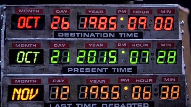 Hoy 21 de octubre celebramos el día mundial de la trilogía Regreso al futuro 😁 Se estrenó en 1989. Emprendían un viaje desafiando las leyes de la física a bordo de su 'coche del tiempo' y ponían una fecha que se quedaría marcada para siempre: 21 de octubre de 2015 🤩