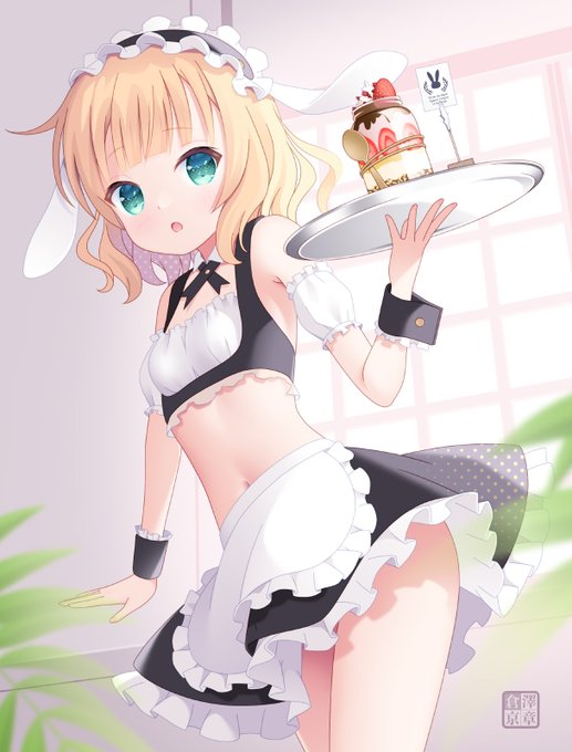 シャロちゃんの夏服バージョン(妄想)を描きました
#京章_絵 