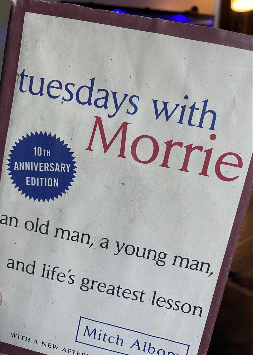 Some books feel like hugs. They remind us to stay human. They also remind us of the important things about life. May we never forget, and if we do, may we always center back.

“Everyone knows they re going to die,' he said again, 'but nobody believes it. If we did, we would do