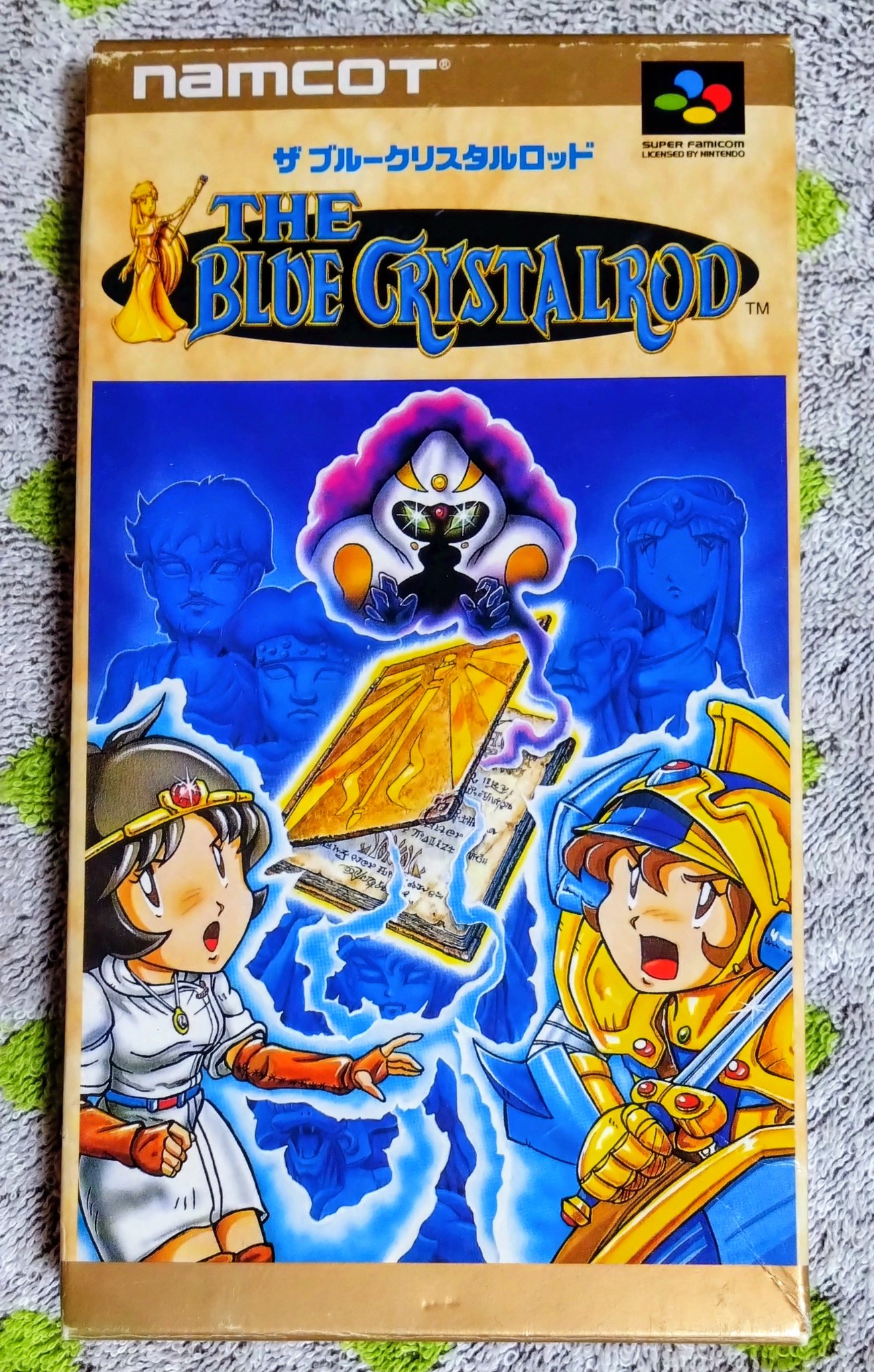 希少新品！『ザ ブルークリスタルロッド The BLUE CRYSTALROD』 バンダイナムコエンターテインメント 【新品】【SFC】ザ ブルー