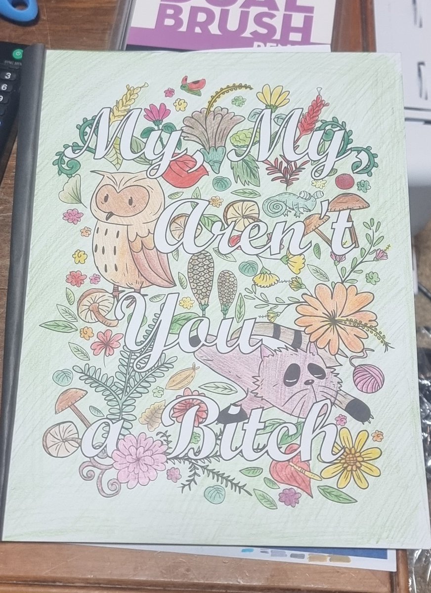 What a nice night to do some colouring 🥰💕