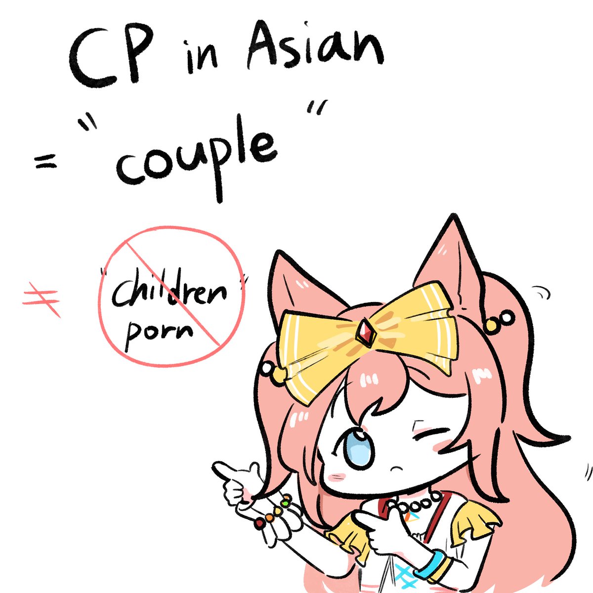 1ofAgnesDigital's tweet image. In Asian terms, ”CP“ usually refers to ”couple“ instead of ”children porn“. I hope it can help you clear up some misunderstandings🙂