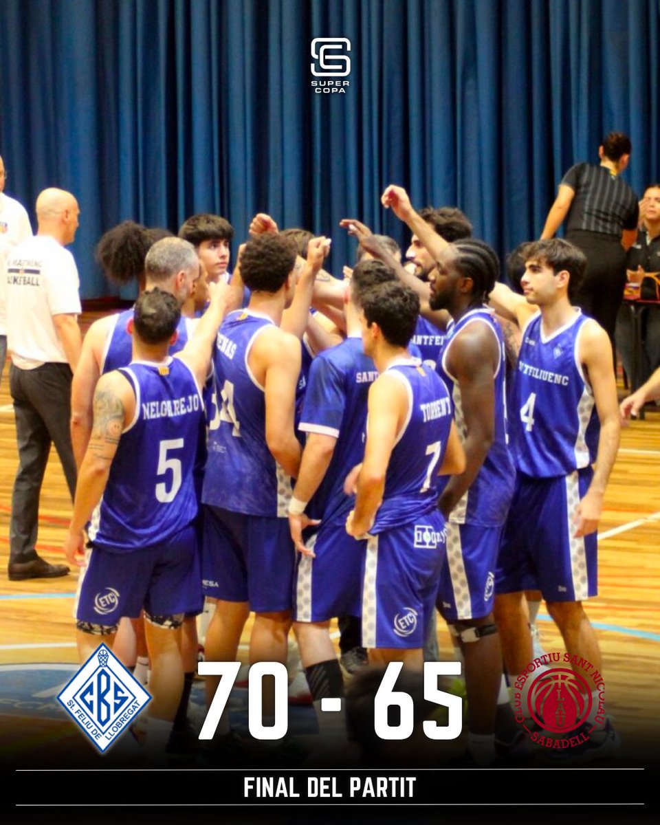 cbsantfeliuenc's tweet image. 🏀 GRAN VICTÒRIA DEL SÈNIOR MASCULÍ

📊 CBS Masculí 70 - 65 CE Sant Nicolau

Aquest cap de setmana, el nostre Sènior Masculí va aconseguir una gran victòria a casa davant el CE Sant Nicolau en un partit molt disputat.

💪 Seguim treballant i lluitant! 

#OrgullCBS