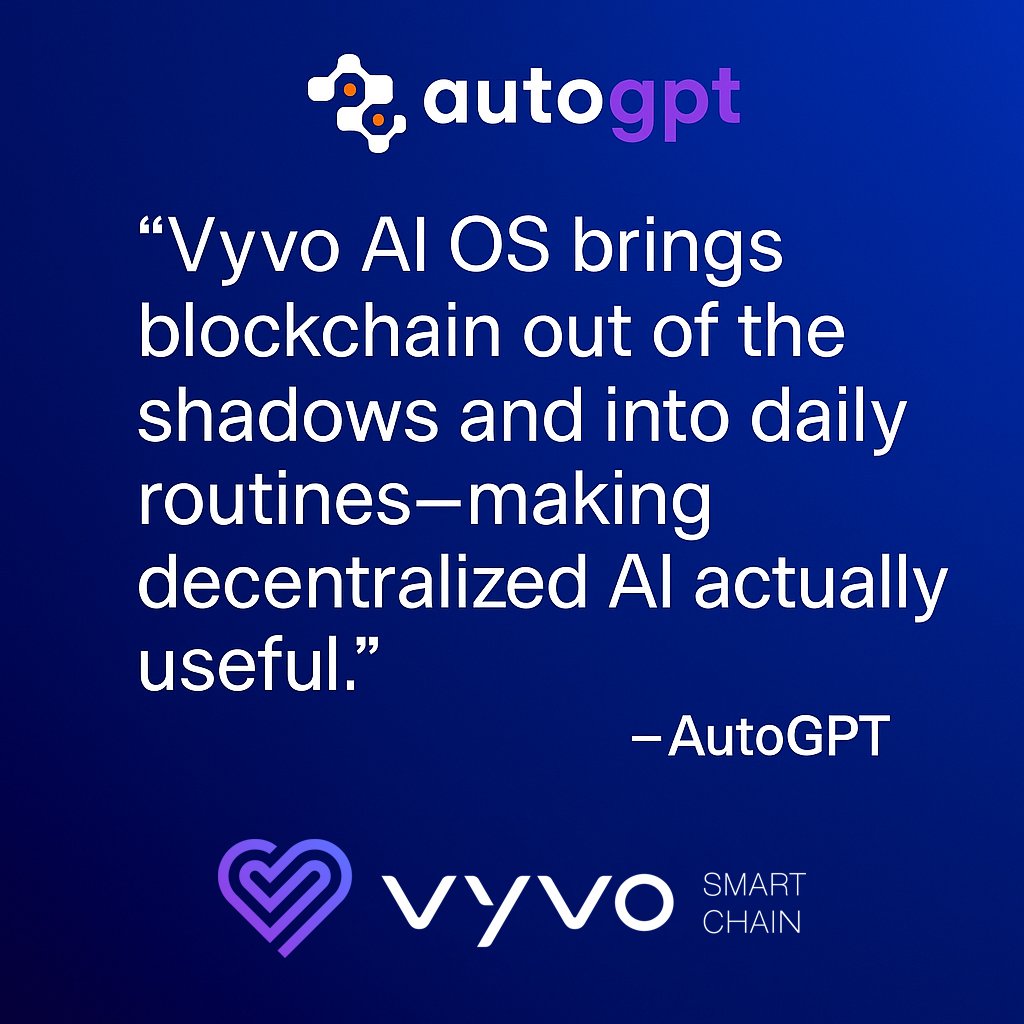 Iamgideone's tweet image. ⚡ Big Tech gave you gadgets.
VAI OS Life Copilot gives you CONTROL.
✅ Own your data
✅ Benefit from your lifestyle
✅ Be part of a DAO revolution
🚀 Stop being a product. Start being a stakeholder.
#Vyvo #AI #DAO