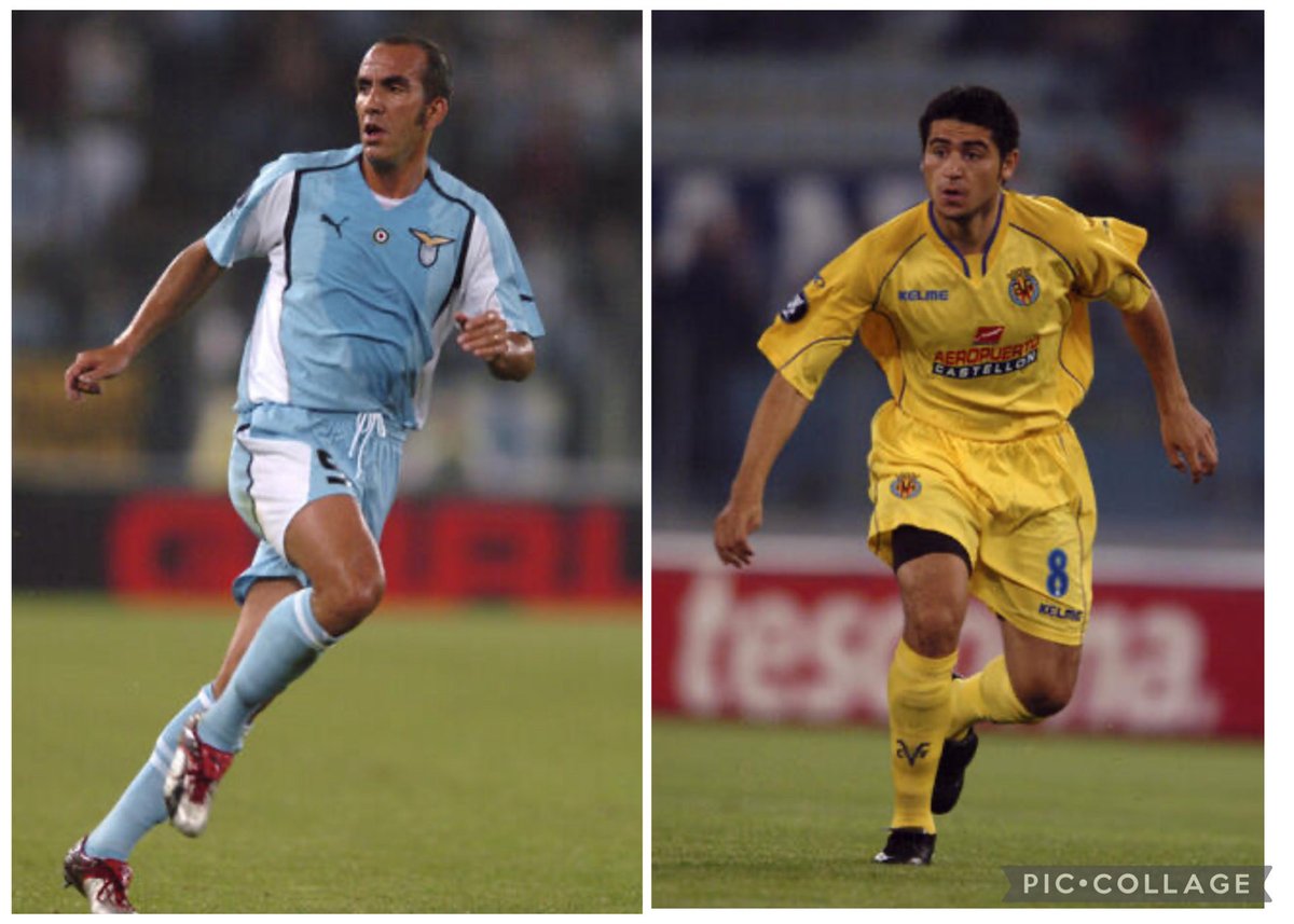 ⚽️ Europa League 2004/05 – Fase a gironi
🇮🇹 #Lazio 1–1 🇪🇸 #Villarreal
José Mari illude gli spagnoli, ma nel finale Tommaso #Rocchi firma il pari su assist di Simone Inzaghi.
In campo due talenti assoluti: Paolo Di Canio e Juan Román Riquelme ✨
📅 #25novembre 2004
#LazioNostalgia