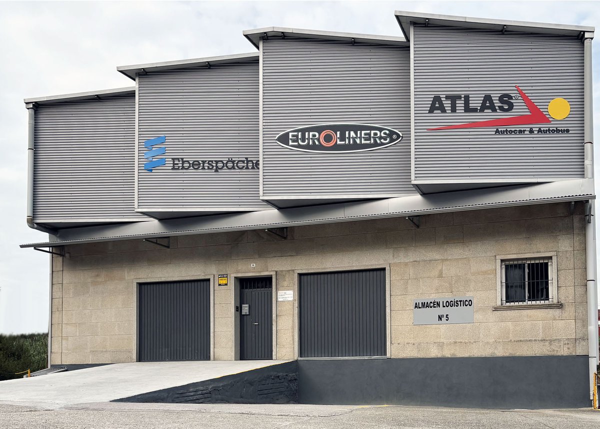 ATLASBUS's tweet image. Nuevo almacén logístico.
En Atlas Bus ponemos en funcionamiento el nuevo almacén logístico Nº 5. Ubicado en Mos, autovía A-55, a 5 minutos de la sede central y a 4 Km del aeropuerto de Vigo. Con una superficie de 1200 m2. El almacén ayudará al crecimiento de la compañía.