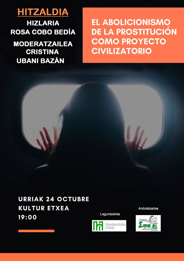 📢📢📢 No perdáis la oportunidad de escuchar a <a href="/RosaCoboBedia/">Rosa Cobo Bedia</a> 

▪️El #abolicionismo de la prostitución como proyecto civilizatorio ▪️

Este viernes, 24 de octubre, a las 19:00 en la casa de cultura de #Hondarribi

De la mano de Emeki Elkartea 💜

Modera <a href="/Ubanibazan/">Cristina Ubani Bazán</a>
