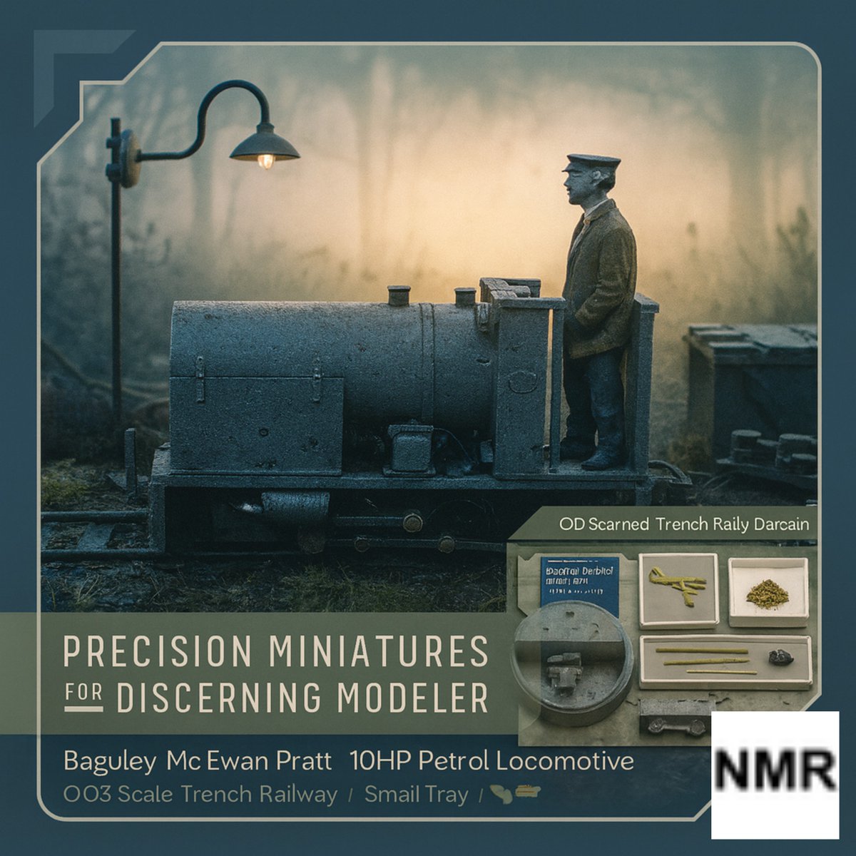 NRailworks's tweet image. Explore the OO9 Scale Resin Kit! 🚂 

Craft a WW1-inspired portable trench railway with detailed locomotive components.
.
.
narrowmindedrailworks.com/products/oo9-s…

#ModelTrainHobby #NRM