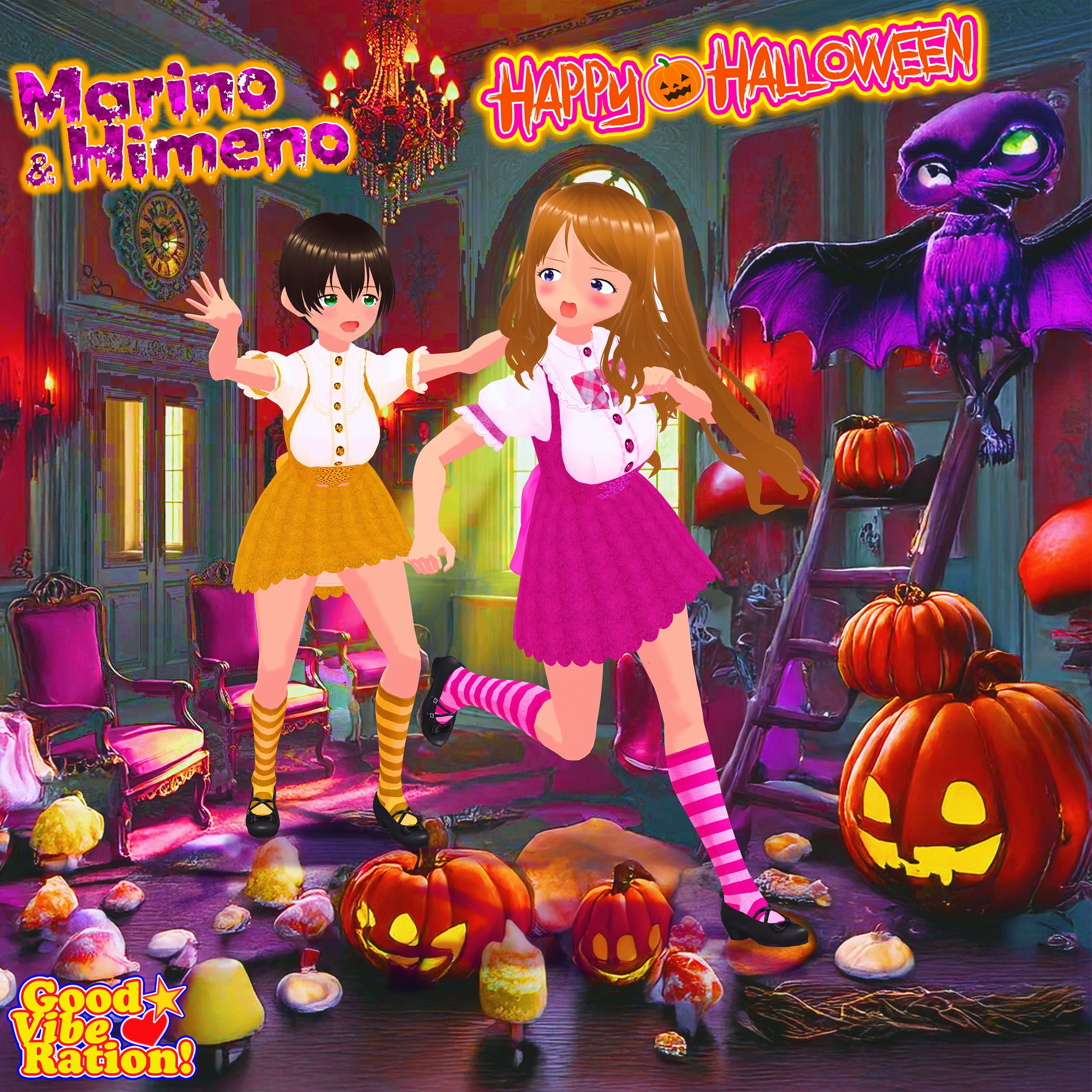 カボチャからひよこちゃん☆ハロウィン カボチャからひよこちゃん☆ハロウィン チキンラーメン ひよこ