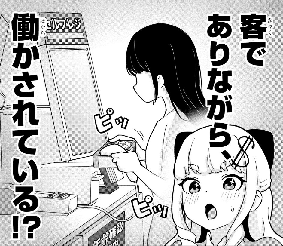 toyamatomo's tweet image. セルフレジの真実