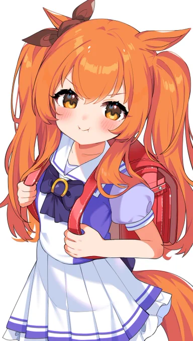 ランドセルが似合っちゃうマヤ #umamusume
