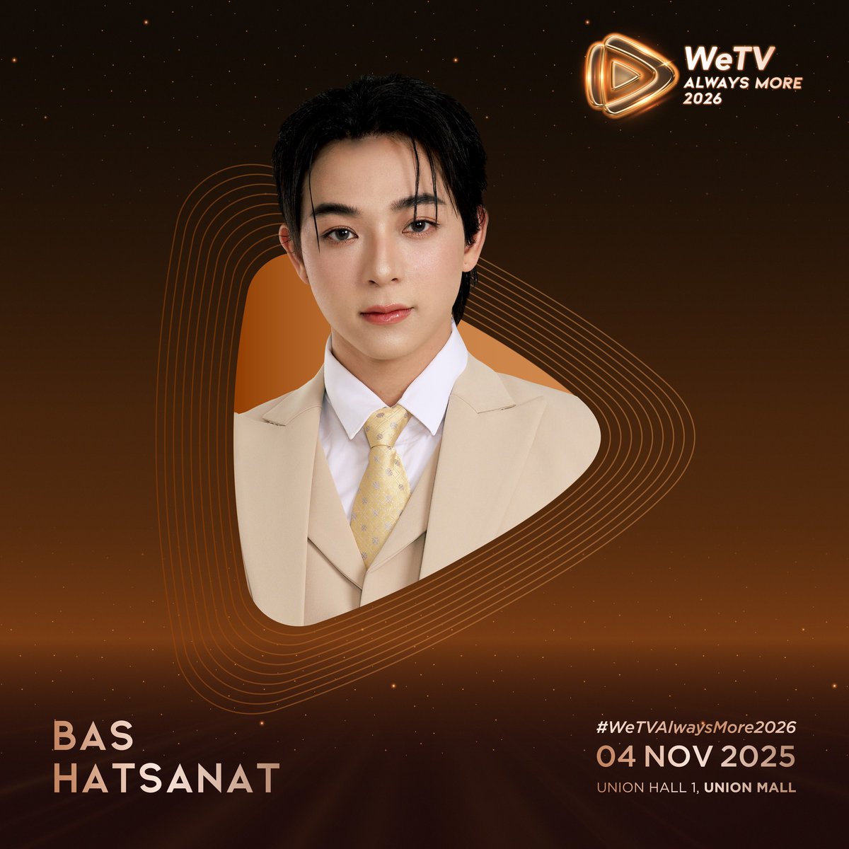 bunterngsociety's tweet image. ✨️📌เปิดไลน์อัพ “WeTV Always More 2026” สั่นสะเทือนทั้งวงการ! ติงอวี่ซี บินลัดฟ้ามาไทย! เก่ง-น้ำปิง นำทีมพาใจละลาย พร้อมทัพดาราไทย-จีนกว่า 50 ชีวิต
#WeTVth
#WeTVAlwaysMore2026
เตรียมเสียงกรี๊ดไว้ให้พร้อม! เพราะ WeTV ประกาศจัดงานยิ่งใหญ่ส่งท้ายปี “WeTV Always More 2026”…