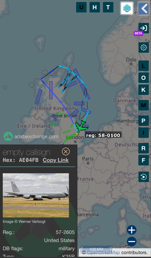 🦴 Movements 
21/10/25 

LAGR52 flt x2 Kc-135
58-0100
57-2605

Both tankers departed RAF MILDENHALL at 06:55Z this morning and headed to point ATSIX where they met up with SPIT11 and 12 a flt of 2 B-1B’s on a global power mission.
