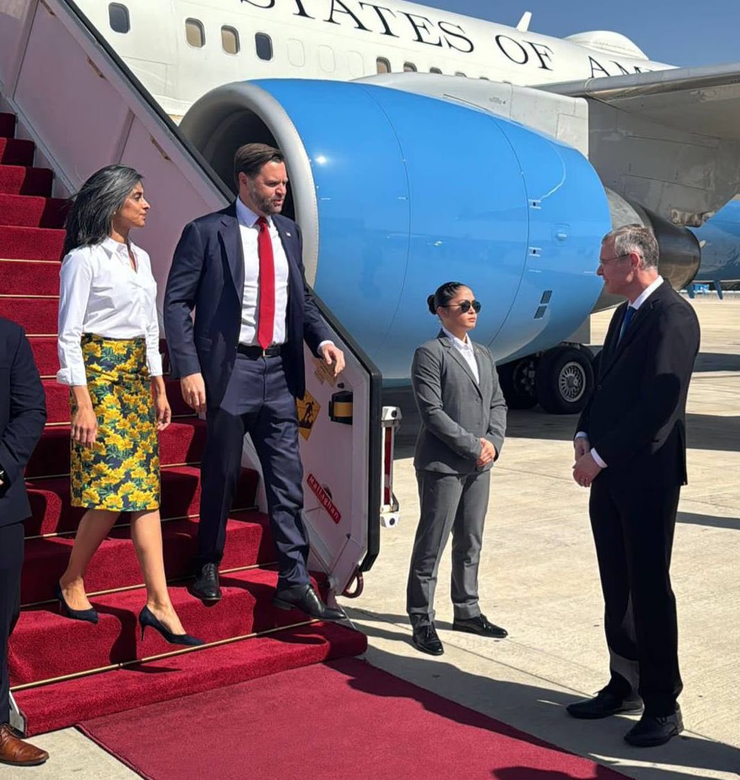 Welcome to Israel, Vice President Vance <a href="/VP/">Vice President JD Vance</a> . 🇮🇱🤝🇺🇸

Together, the 🇮🇱Promised Land &amp; The 🇺🇸Land of the Free, can secure a better future, including the release of the remaining 15 🎗️ hostages.