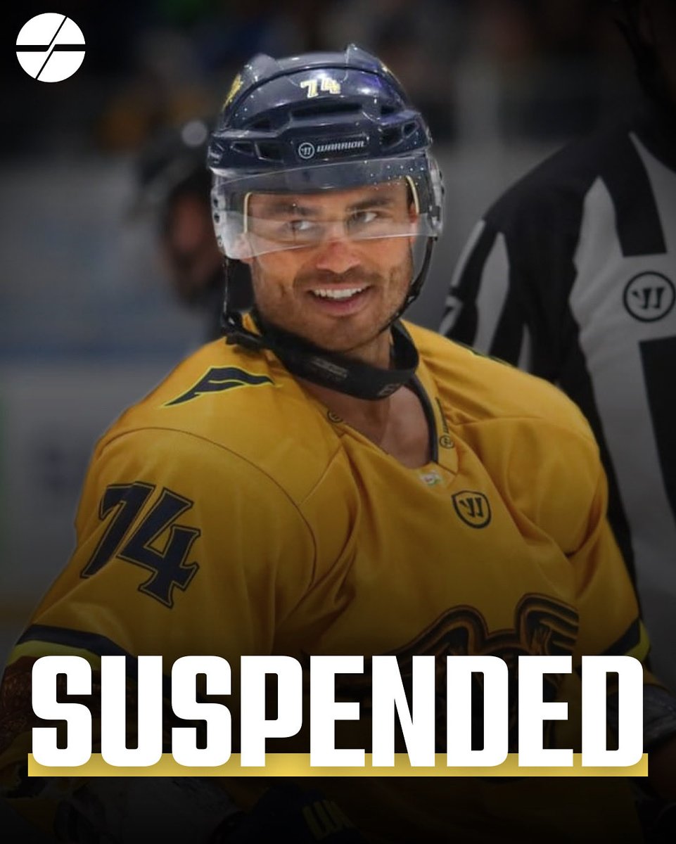 The Department of Player Safety have fined and suspended Fife Flyers forward Garet Hunt 1 game for being assessed a fighting aggressor major and mandatory game misconduct within the final five minutes of their game against the Belfast Giants on the 19th of October.