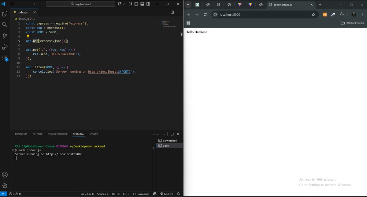 BuiltByJesse's tweet image. The Journey of a Thousand Miles starts from one
Just started Backend Development
#backend #backenddevloper #viral #fypviraltwitter #programmer #WebDevelopment #backendframework