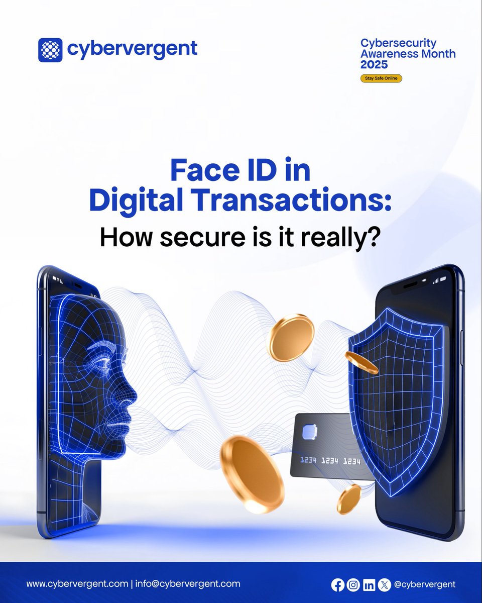cybervergent's tweet image. Face ID eases payments by enabling one-tap transactions, which in turn provides a lot of convenience for both businesses and customers. The global biometric payments market, already valued in the tens of billions and expanding rapidly, is driving higher transaction success rates
