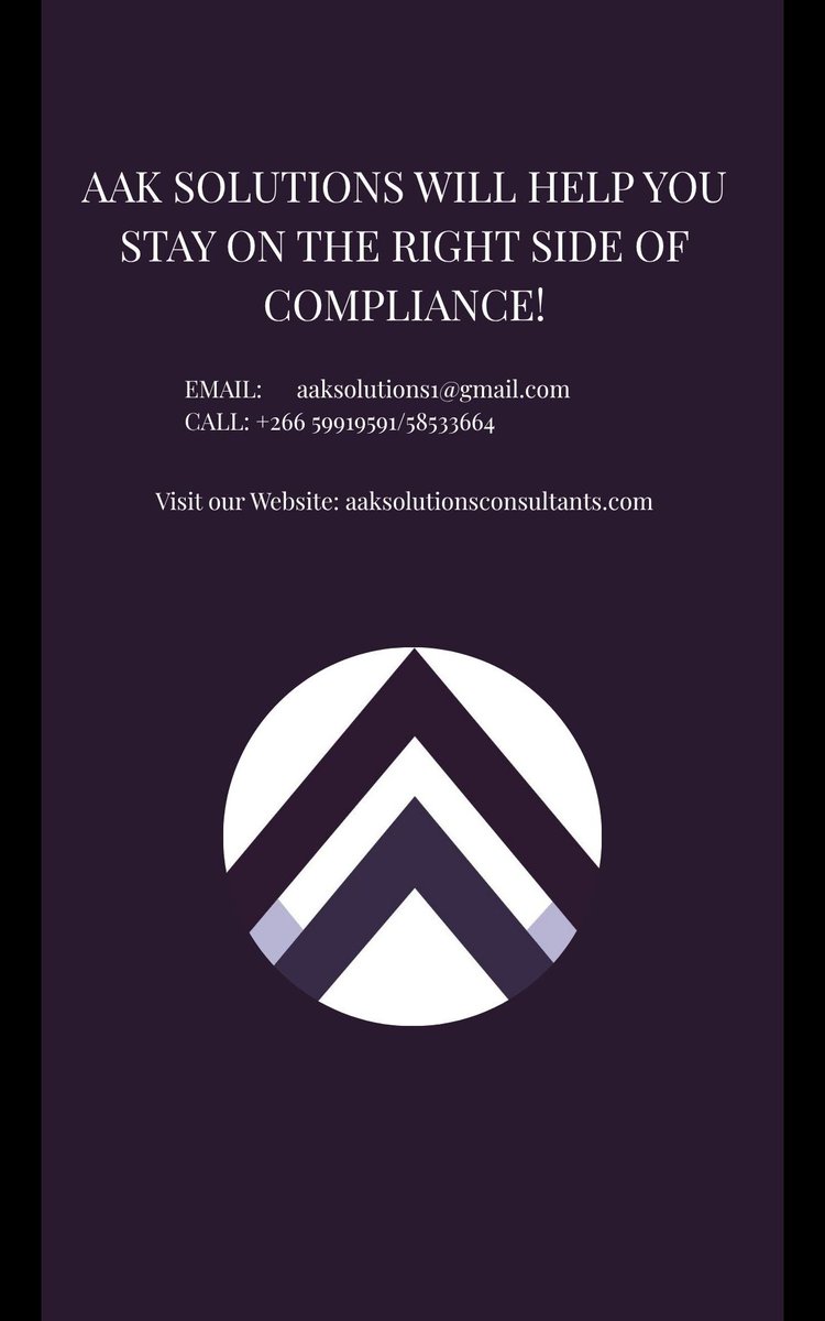 Let us help you stay compliant!!!

Email: aaksolutions1@gmail.com