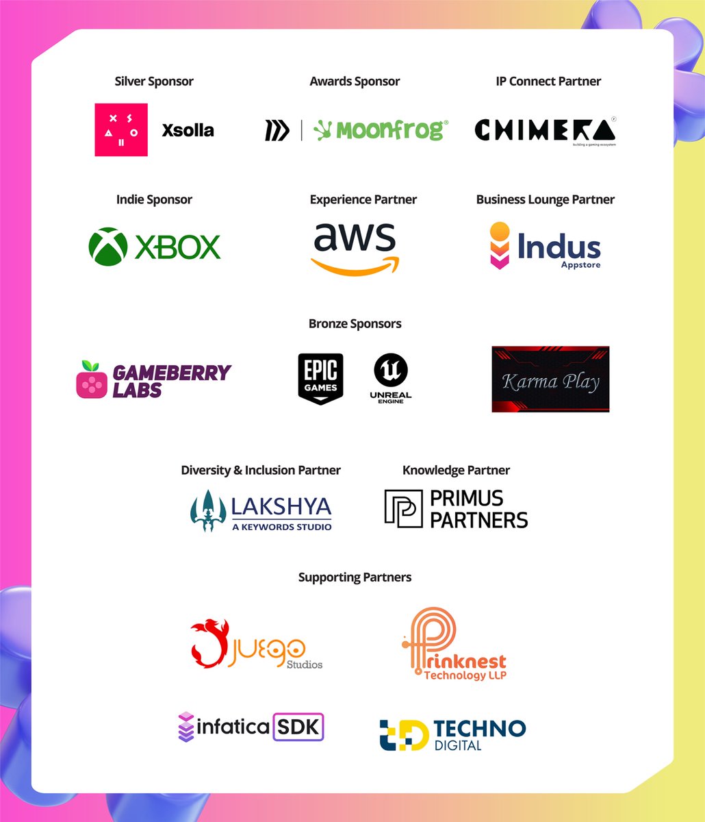 iCartic's tweet image. Excited to be part of IGDC 2025 as a Supporting Partner!
Looking forward to connecting with friends, peers, and studios this November.
Wishing everyone a Happy Deepavali ✨
#IGDC2025 #GameDevIndia #GameDevelopment