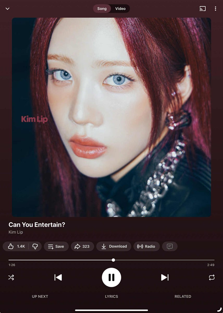 queen lip is back! really love the old, disco vibes

Can You Entertain? music.youtube.com/watch?v=GHIOTj… via <a href="/youtubemusic/">YouTube Music</a> 

#ARTMS #KimLip #김립 #Can_You_Entertain #Can_You_Entertain_Streaming_Event