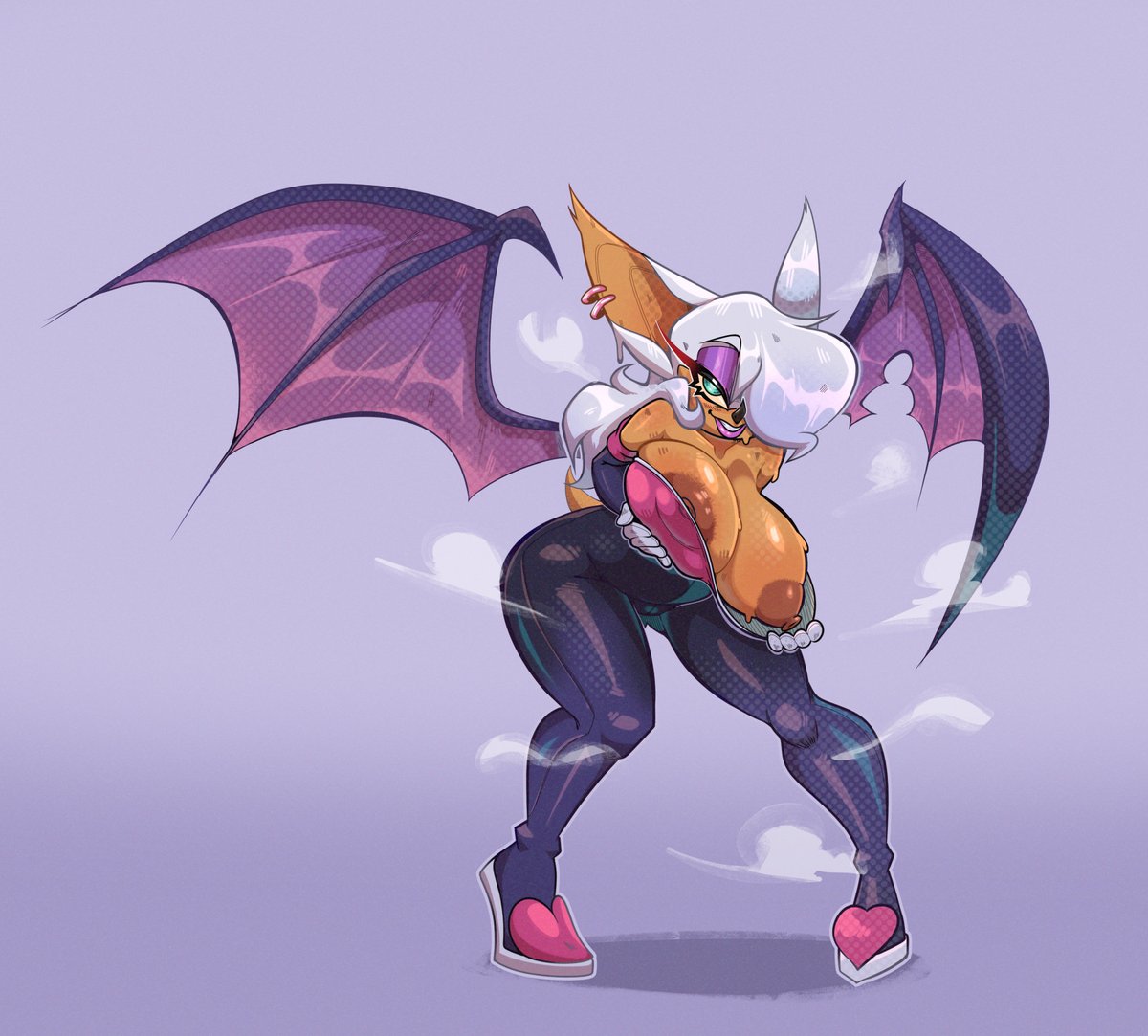 StormRayneArt's tweet photo. Fanart of Rouge for the lengendary @darnact https://t.co/bQ3GLvWMZz