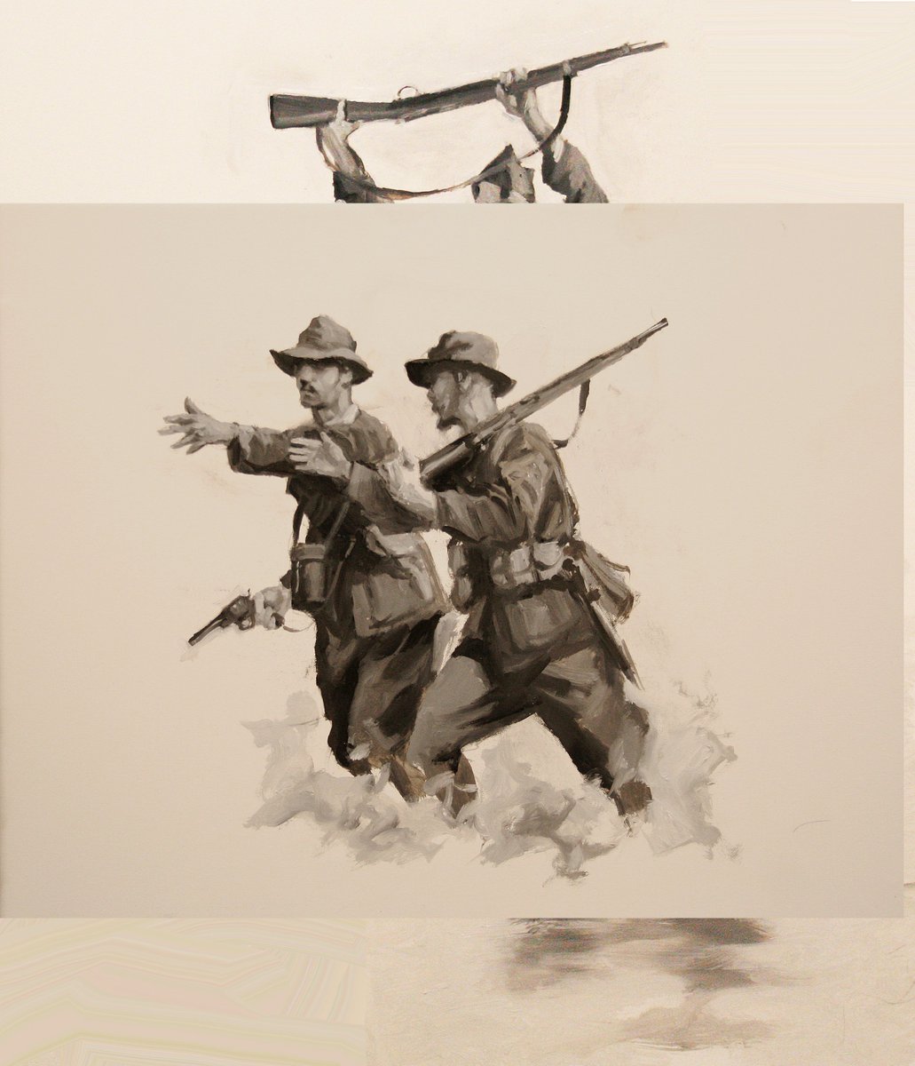 DalmauFerrer's tweet image. Algunos bocetos para el cuadro del Desembarco de Alhucemas 1925
Me lo estoy pasando genial :)))
@EjercitoTierra @perezreverte @Defensagob