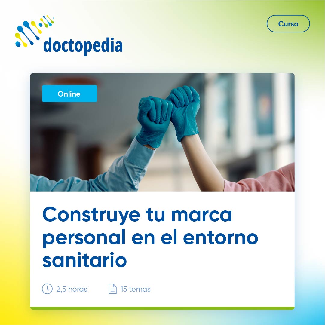 🗣️👩‍⚕️Descubre nuestro curso “Construye tu marca personal en el entorno sanitario”.

En #Doctopedia disponemos de una formación que ofrece herramientas clave para definir tu estilo propio y crear tu identidad como profesional sanitario.

Regístrate ahora y accede al contenido