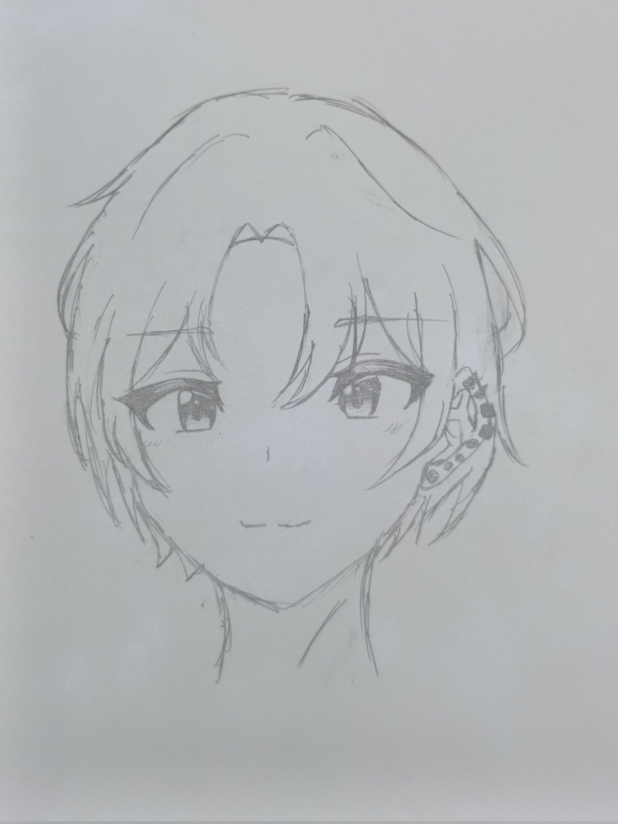今日早速毎日絵1枚描くの1日目！
不仲のライバーともさんを描いたぞ
ともさん良かったな！
すごい雑だけど一応FAだ！
 #毎日絵一枚上げる 
 #絵描きさんと繋がりたい 
<a href="/tomosibi3939/">ともしび</a>