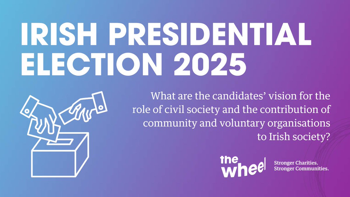Ireland heads to the polls on Friday, 24 October, to vote on who will become the 10th president of Ireland. The Wheel asked the two candidates, Catherine Connolly &amp; Heather Humphreys, about their experience and vision of the community and voluntary sector. f.mtr.cool/rxtqbtdvzs