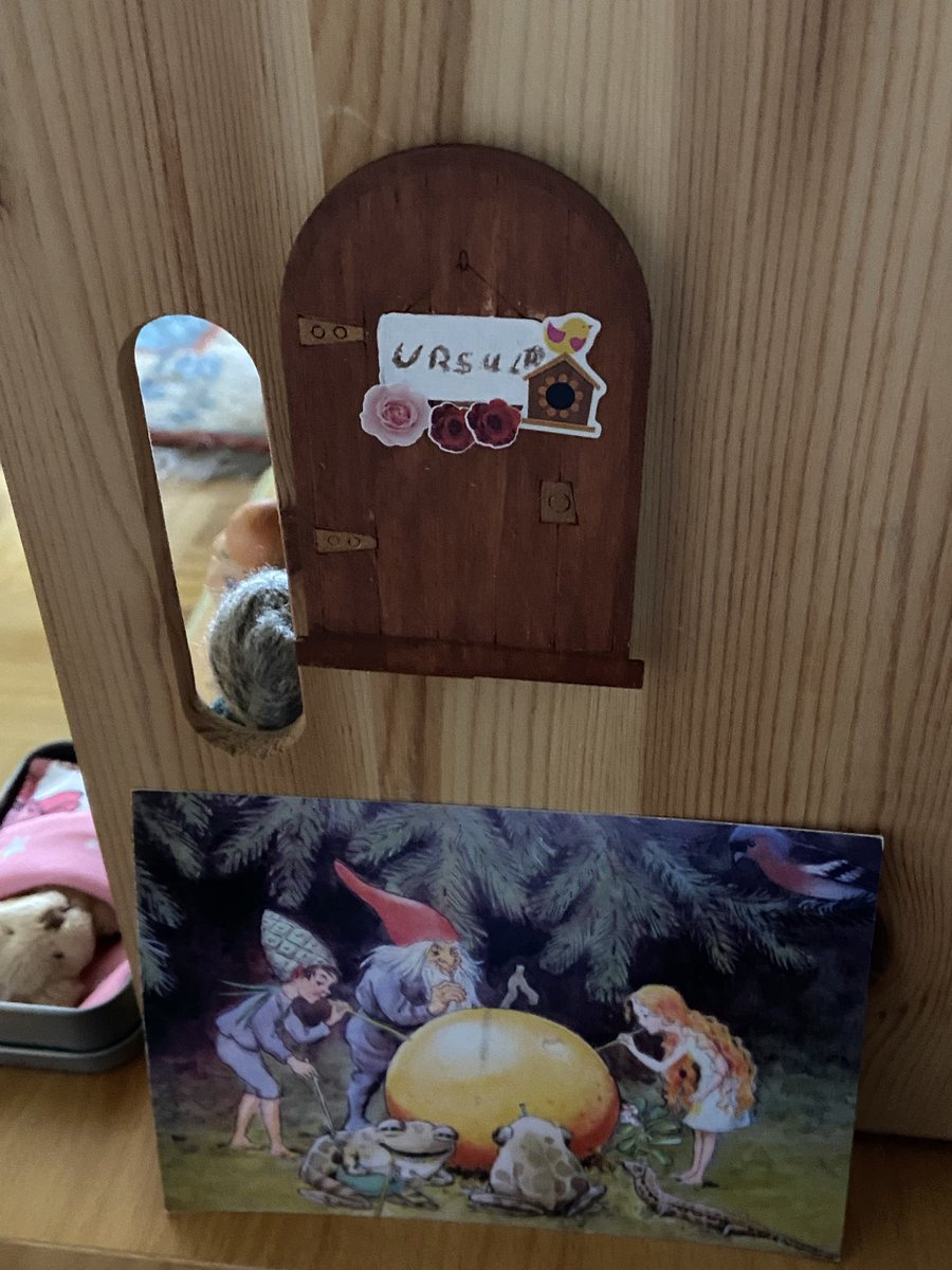 So kleines Volk , ihr könnt jetzt zu Besuch kommen, ihr habt jetzt euren eigenen Eingang