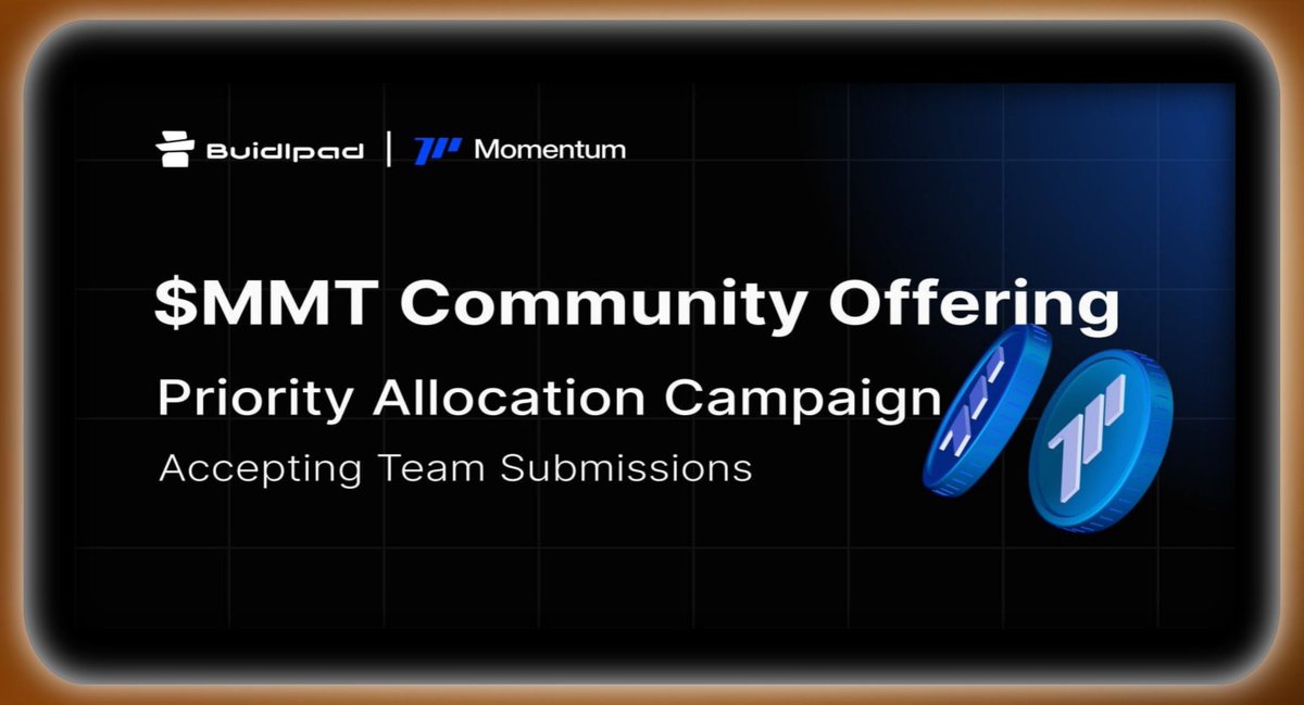 ffire332079's tweet image. @MMTFinance X @buidlpad 🔥🔥

150$+ Easy Money If You Can Post Quality Tweet $ MMT 

-• End Tomorrow 10am utc
-• Today You Can Post Last ( Max 5 Post Submit ) 

——-

🪙Make Post / Thread About @MMTFinance 
• Also Tag @MMTFinance &amp;amp; @buidlpad 
•  If You Winner Guaranteed 150$…