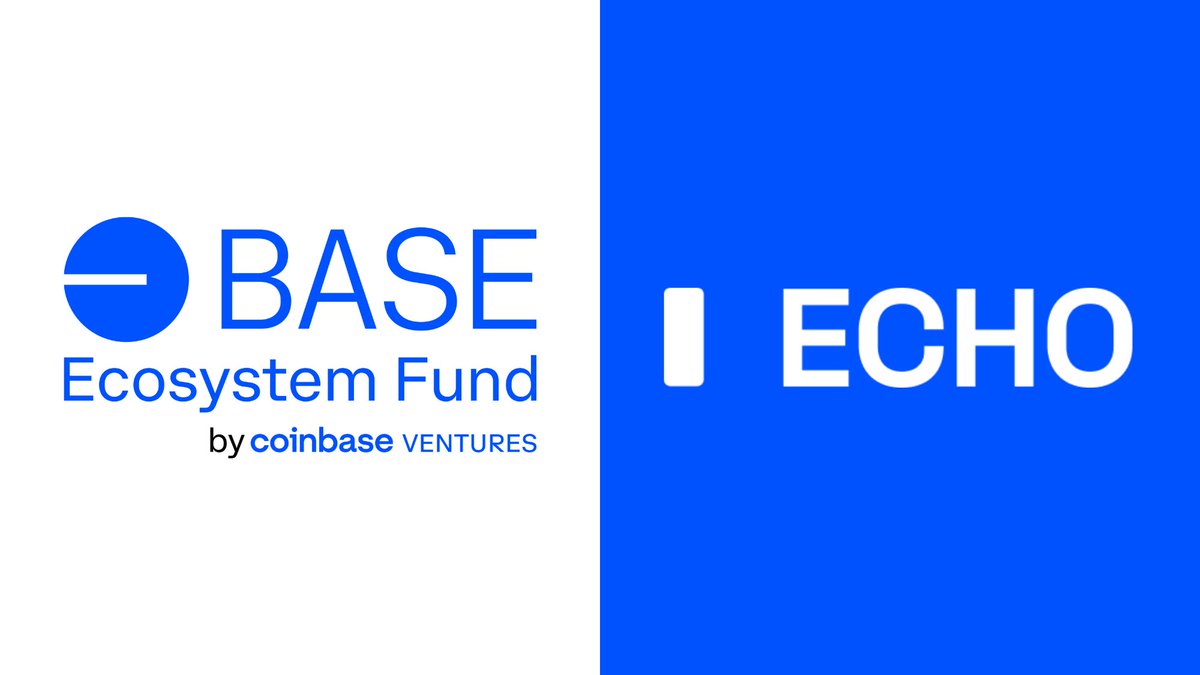 展示 BASE Ecosystem Fund 和 ECHO 徽标的图形
