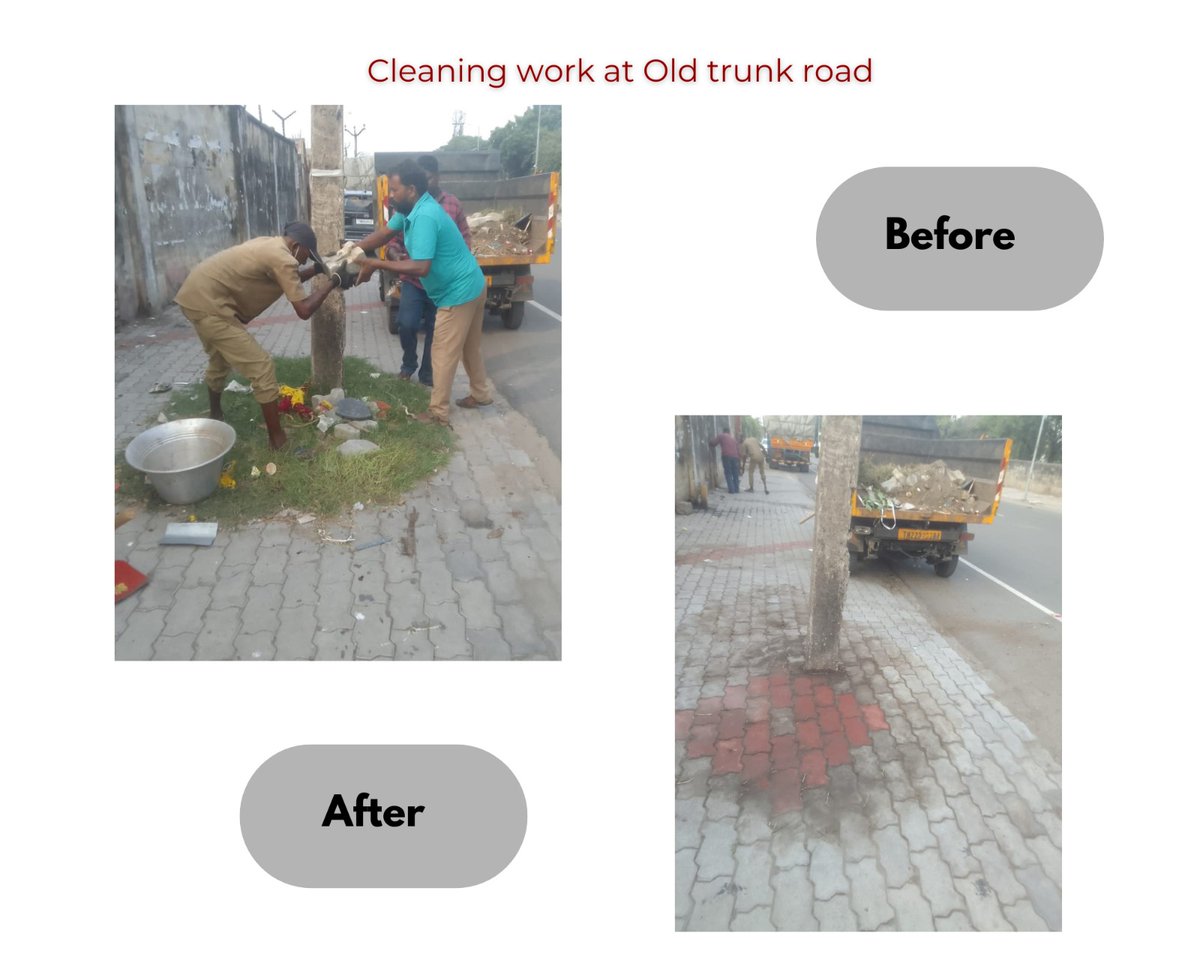 On 20-10-2025, A Cleanliness Drive at Old trunk road was done by Sanitation Staff in observance of SHS 2025.
<a href="/RakshaSampada/">DGDE</a>

<a href="/pddesc/">pddesc</a>

#SHS2025 #SwachhataHiSeva2025 #SwachhBharatt #swachhbharatmission #Swachhotsav