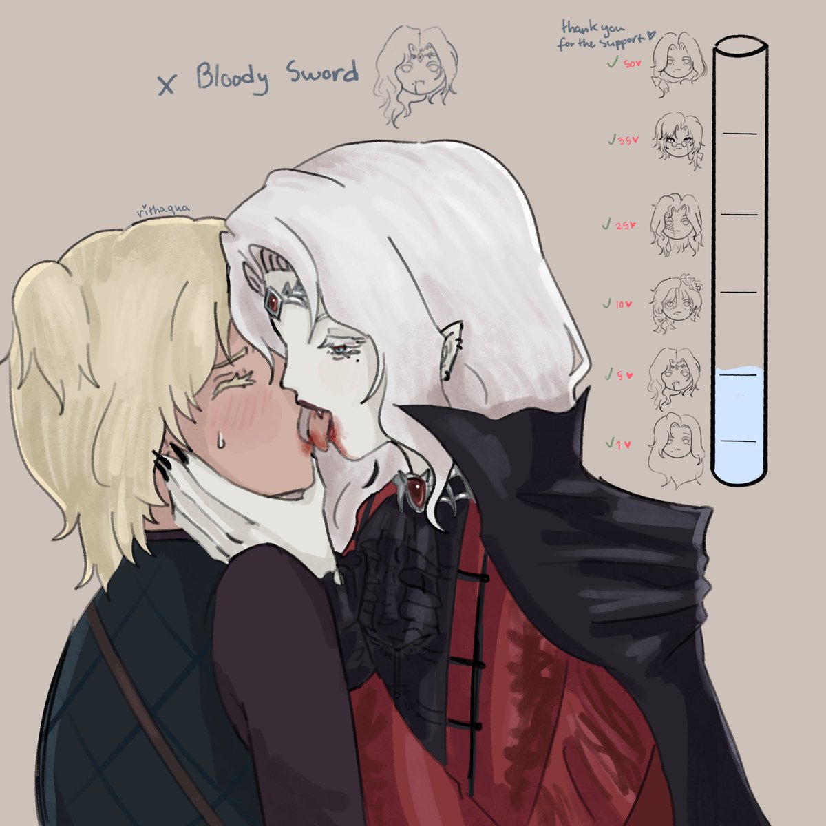 rithaqua's tweet image. part two finally! i had a lot of fun drawing this even if it took a while bc of school T _ T either way ;
here is bloody sword! 🗡️🩸5 ♡
🌪️📷 #ithaseph #ジョゼイタ #IdentityVfanart #idvtwt