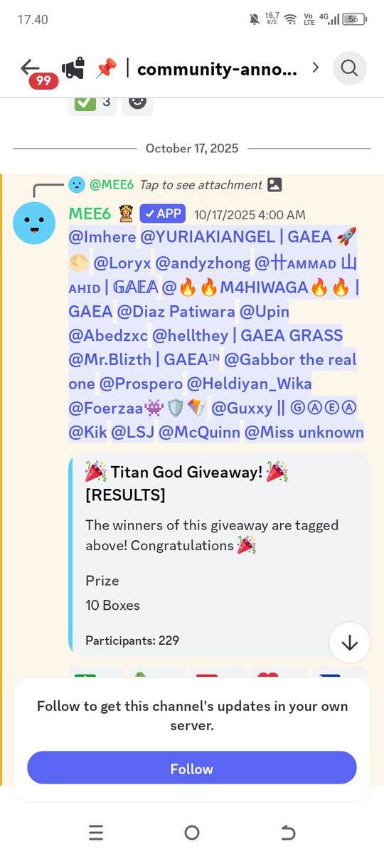 RadenReddio's tweet image. Finally, I was chosen as a random person who won the Titan God Reward Giveaway🔥🔥😁
#GAEArevolution #Giveaway #Airdrlp
Thanks @aigaealabs