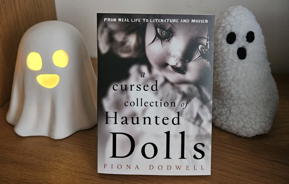 Exciting post day!

Check out A Cursed Collection of Haunted Dolls: From Real Life to Literature and Movies by <a href="/Angel_Devil982/">Fiona Dodwell</a>. The perfect read for this Spooky Season 👻

Check out the podcast episode last month with Fiona, and if you want a copy...... amzn.eu/d/5rQ2dja